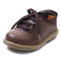 红蜻蜓童鞋2013春季新款男童小童系带印花单鞋皮鞋511X31L205棕色27