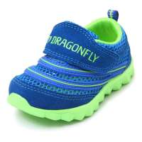 红蜻蜓童鞋2013春季新款幼童防滑透气磨砂面运动鞋511Y31S112深蓝色24