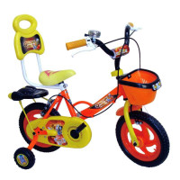 远大金甲战士12寸儿童自行车黄色