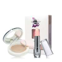 BEELY可爱庄园如玉套装(粉饼01号+花心唇膏01号+小V修颜组)
