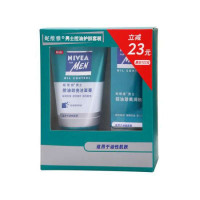 妮维雅男士控油护肤套装(100ml控油劲亮洁面膏+75ml控油劲爽润肤露)