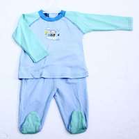 GUGA咕嘎宝宝套装内衣蓝色73