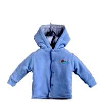 GUGA咕嘎天鹅绒加厚小棉衣蓝色59