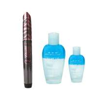 美宝莲猫眼套装(瞬盈翘密猫眼睫毛膏6.5ml+眼部及唇部卸妆液70ml+32ml