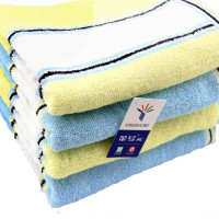 金号赤宽带毛巾G1782黄(2条装)