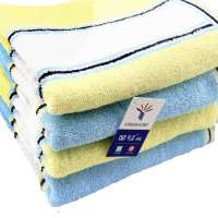 金号赤宽带毛巾G1782蓝(2条装)