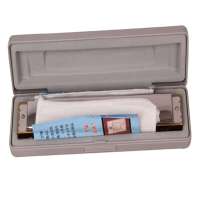 天鹅口琴 28孔重音宽音域口琴(塑盒) SW28-1 C调