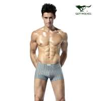 七匹狼SEPTWOLVES男士内裤中腰平角裤4条混色装(L)03421