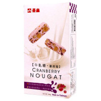 泰山牌 牛轧糖蔓越莓 100g/盒