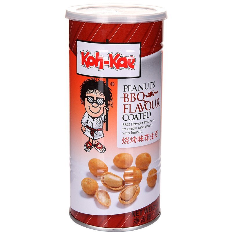 大哥牌Koh-Kae烧烤味花生豆230g/罐