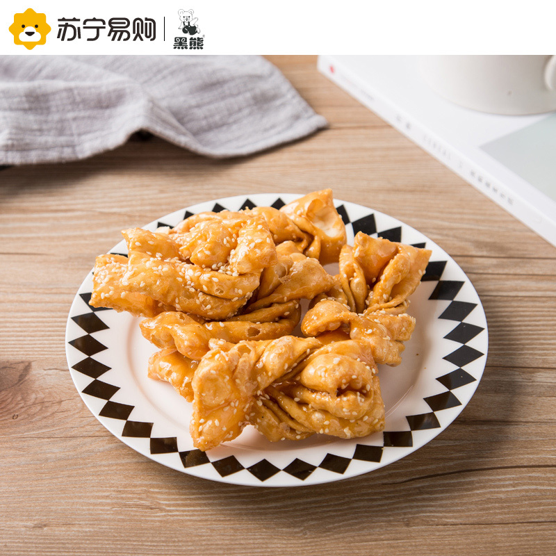中国台湾 黑熊 鸡蛋蜜麻花 240g/袋