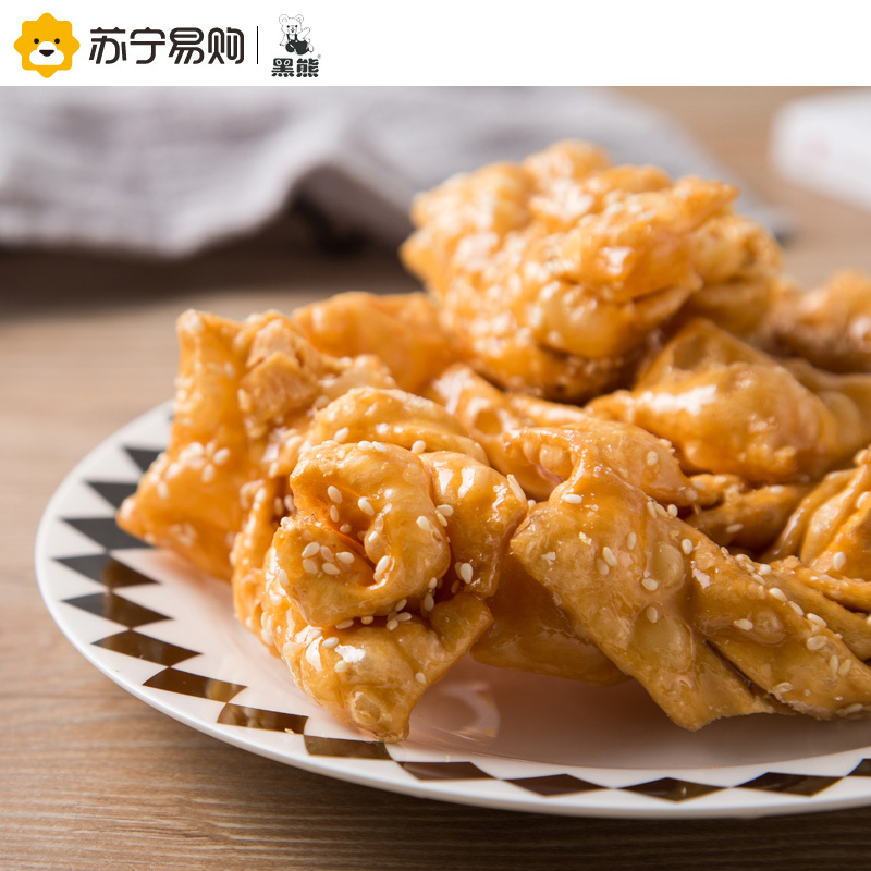 中国台湾 黑熊 鸡蛋蜜麻花 240g/袋