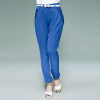 唐狮 女腰衬圆点休闲长裤613222093404(蔚蓝27)