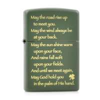 Zippo之宝宗教箴言哑漆射印28479