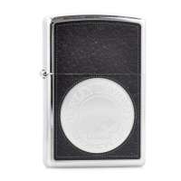 Zippo之宝哈雷骷髅标志镜面镀铬射印电脑刻28484