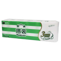 洁云 卷纸 柔韧110节无芯卷筒卫生纸-12卷装