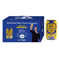 奥丁格自然浑浊型小麦330ML啤酒礼盒装(12罐/盒)