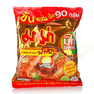 泰国妈妈方便面-泰式冬荫浓汤虾味90g