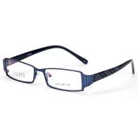 亿超眼镜镜架女款近视眼镜架全框眼镜框合金2004 蓝色