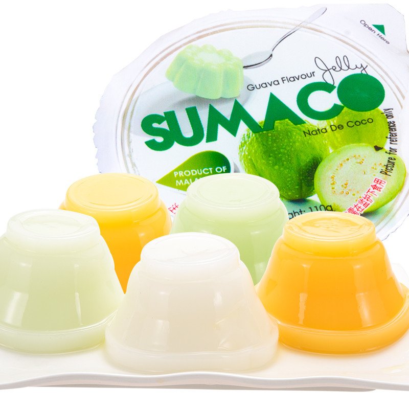 素玛哥Sumaco多口味果冻(含椰纤果)110g*6杯装660g马来西亚进口