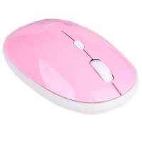 道瑞苹果附件莹石系列无线鼠标(清新粉)