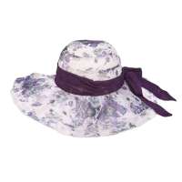 新品Kenmont帽子夏天女士大檐帽子遮阳帽 蝴蝶结沙滩KM-0435-11