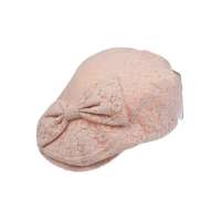 2012Kenmont帽子夏天女鸭舌帽蕾丝蝴蝶结 韩版贝雷帽KM-0445-17