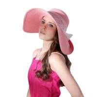 新品kenmont帽子女士夏天沙滩遮阳帽大檐 草编帽KM-0431-17