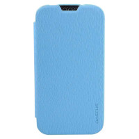 倍思(BASEUS)三星S4 I9500彩薄皮套(蓝色)