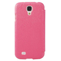 倍思(BASEUS)三星S4 I9500彩薄皮套(玫红色)