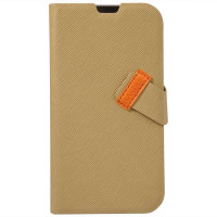 倍思(BASEUS)三星S4 I9500信仰皮套(卡其色)