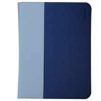 卡登仕(CAPDASE)iPad4/iPad3/iPad2双色超薄帆布支架套(深蓝/蓝)