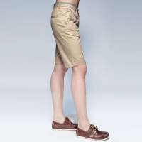 唐狮 男腰头包边麻料休闲中裤613212092402(卡其色29)