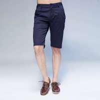 唐狮 男口袋衬PU皮休闲中裤613212092409(藏青30)