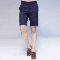 唐狮 男基本休闲中裤613212092410(藏青30)