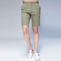 唐狮 男腰里衬圆点休闲中裤613212092414（军绿34）