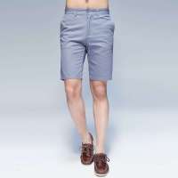 唐狮 男腰里衬圆点休闲中裤613212092414（浅蓝32）