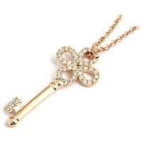 禾场 奥地利进口水晶 钥匙之恋 百搭气质项链