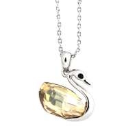 禾场 奥地利进口水晶 天鹅湖 高档奢华项链