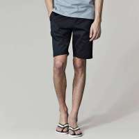 GXG 男士时尚潮流休闲黑色短裤22222338(黑色/XXL)