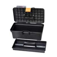 Sevan 12寸塑料工具箱 多功能家用五金工具箱 五金工具盒 收纳箱 SF14024 桔色