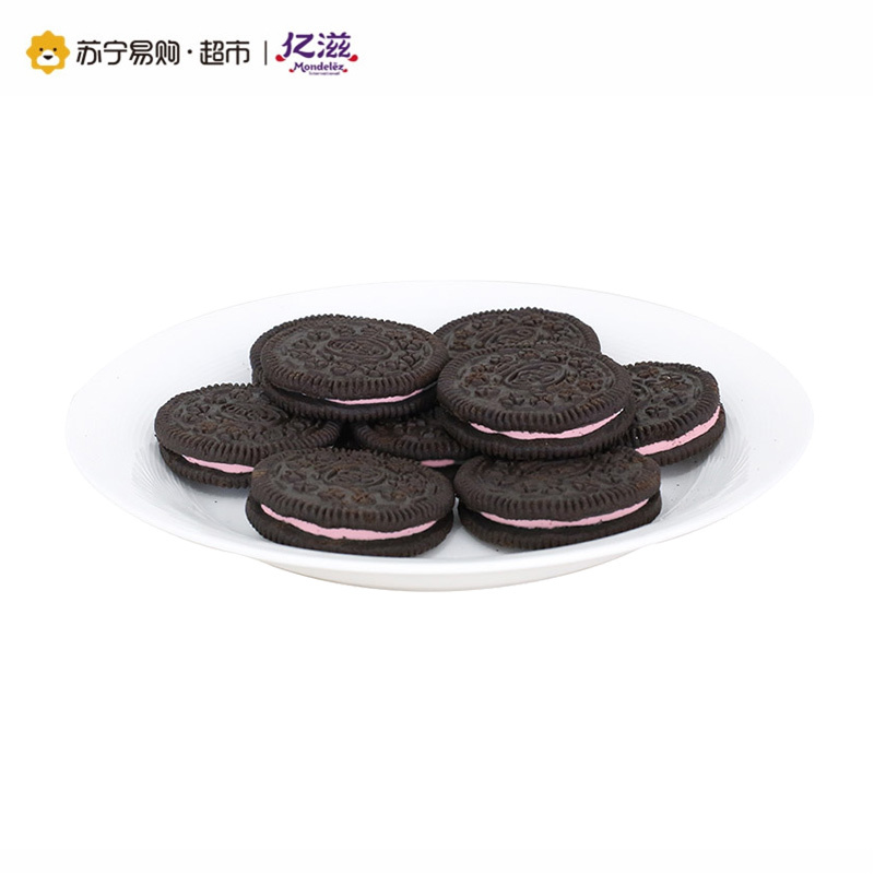 奥利奥 夹心饼干(草莓味)390g/袋