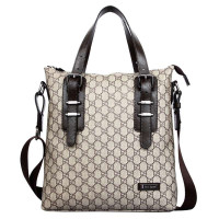 萨兰丹迪Saron Dandee 男士竖款手提休闲包SD026-1米白