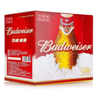 [苏宁超市]Budweiser/百威啤酒 600ml*12瓶 箱装
