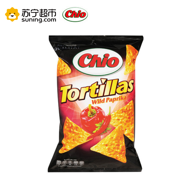 奇奥野甜椒玉米片125g进口休闲零食 德国进口玉米片