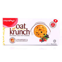 麦奇(munchy's) 草莓黑加仑燕麦饼干 180g(马来西亚)