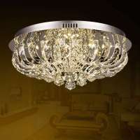 翰源LED水晶灯 LED吸顶灯客厅卧室25W超亮 HXD517