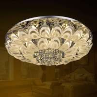 翰源LED水晶灯 现代LED吸顶灯 客厅卧室65W超亮 HXD502