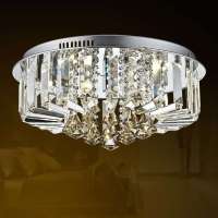 翰源LED水晶灯 现代LED吸顶灯 客厅卧室25W超亮 HXD515