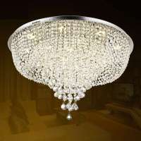 翰源LED水晶灯 现代LED吸顶灯 客厅卧室65W超亮 HXD535